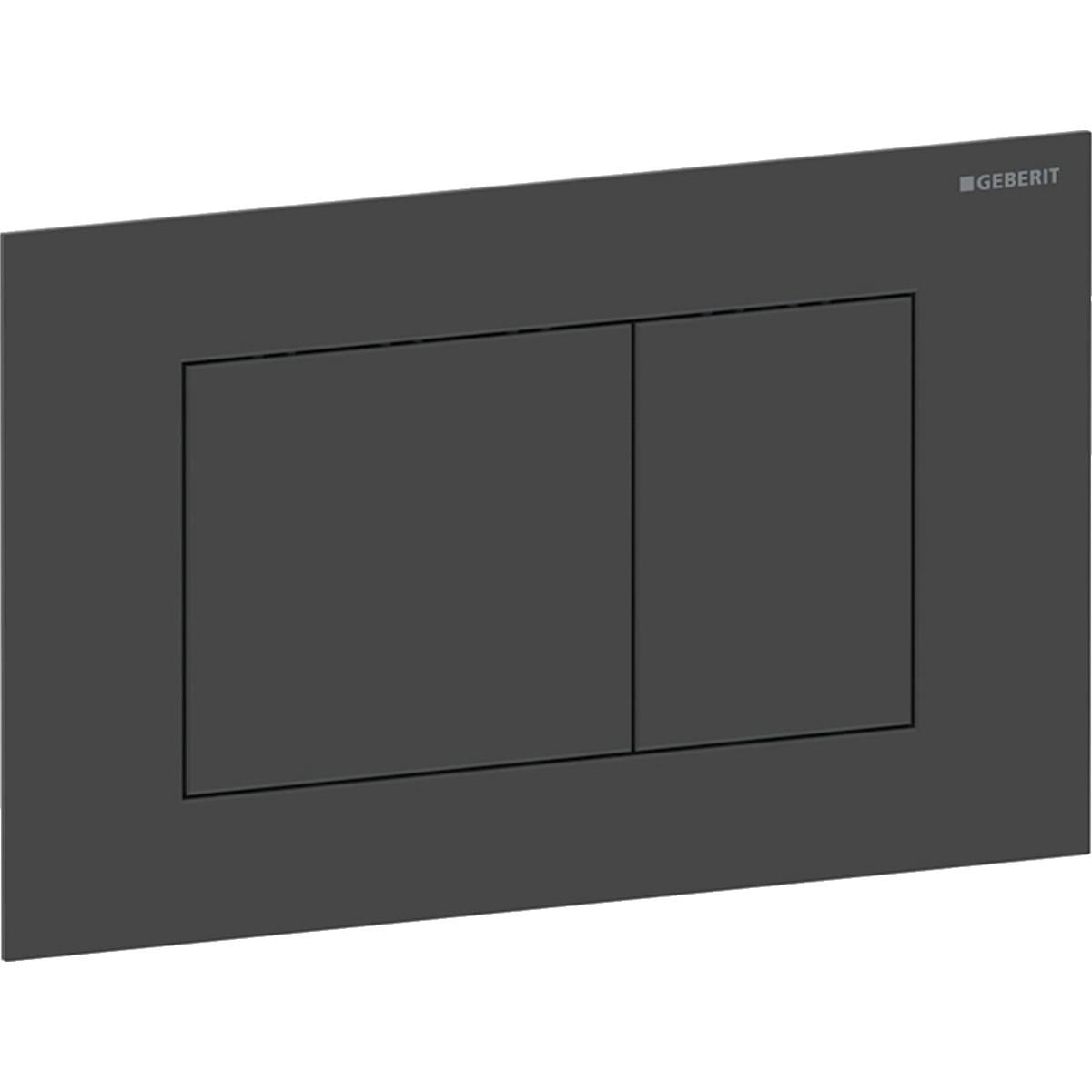 Кнопка для установки Geberit Sigma40 Square механическая Черный матовый (115.629.14.1)
