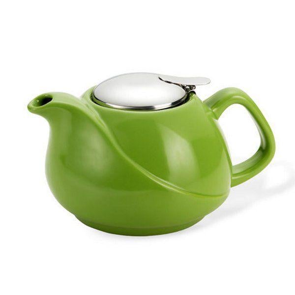 Заварювальний чайник Fissman з ситечком 750 мл Зелений (9197)