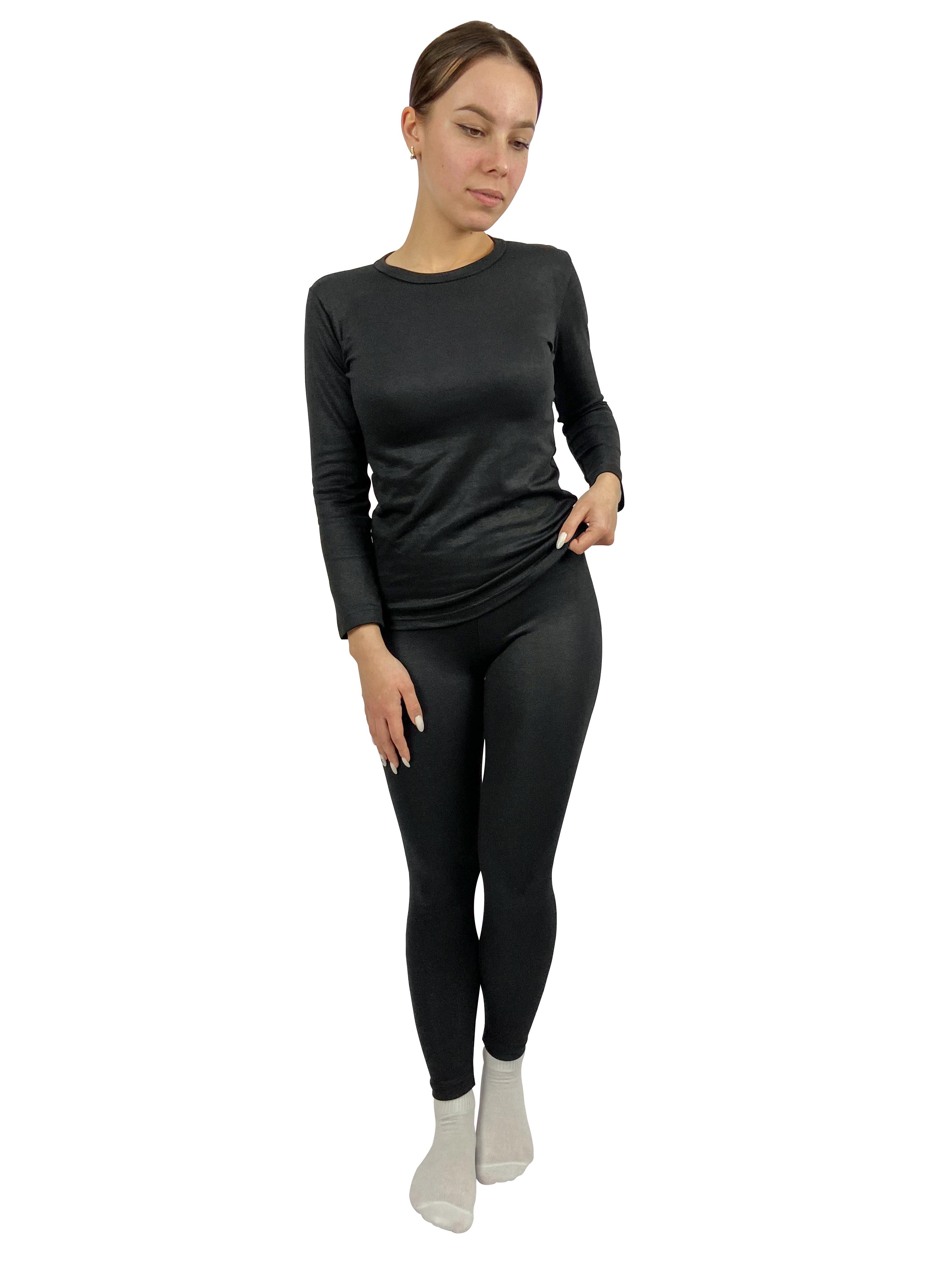 Термобілизна жіноча двохшарова XL Чорний