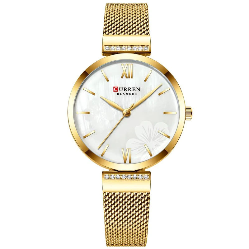 Наручний годинник Curren 9067 Gold/White