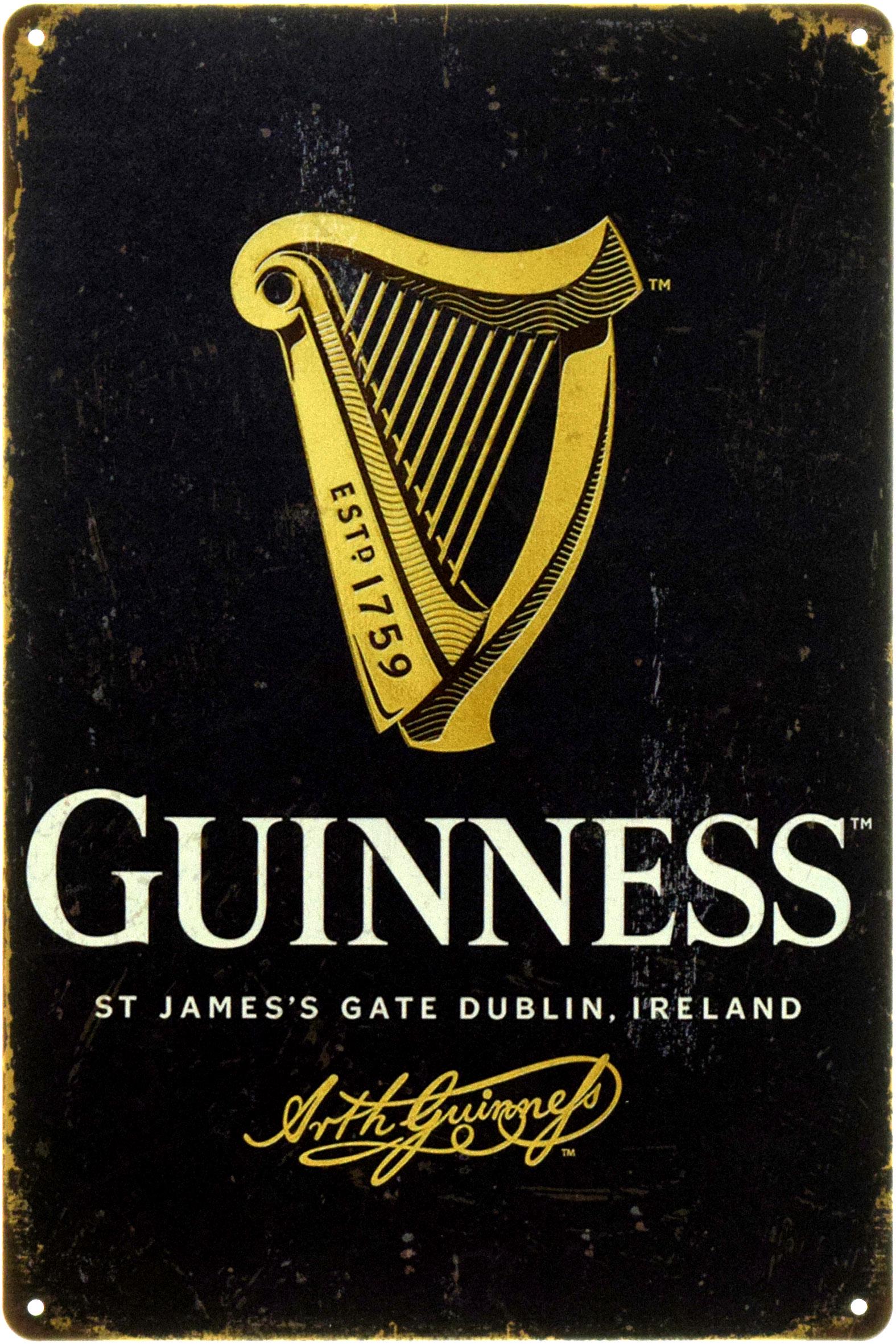Табличка металлическая "Guinness: Королевская Симфония" 20x30 см (ms-104472)
