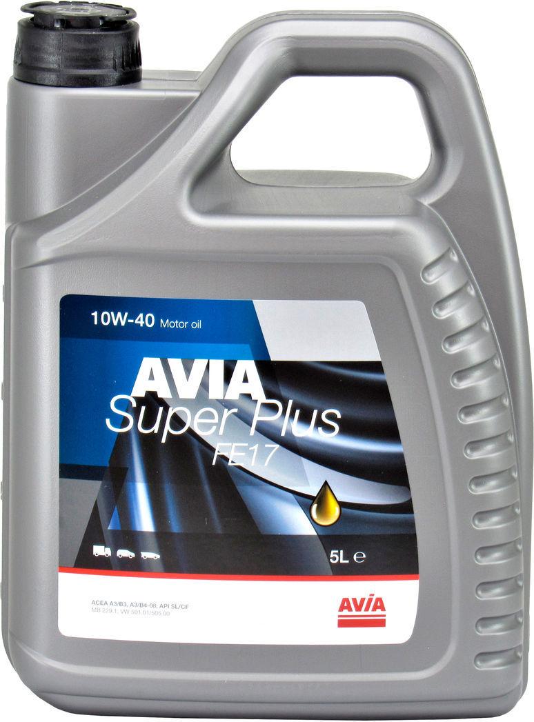 Моторное масло Avia Super Plus Fe17 бензин/дизель 10W-40 5 л (1400424)