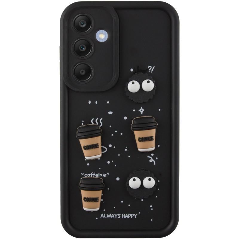 Протиударний чохол TPU Toys Case для Samsung Galaxy A35 Black / Always Happy