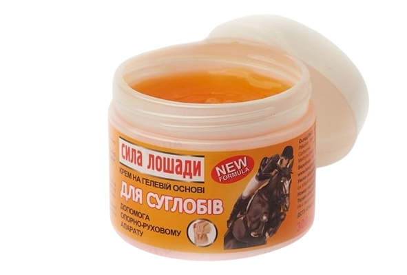 Крем-гель для суставов согревающий LekoPro Сила лошади 300 мл Оранжевый (2296434476) - фото 3