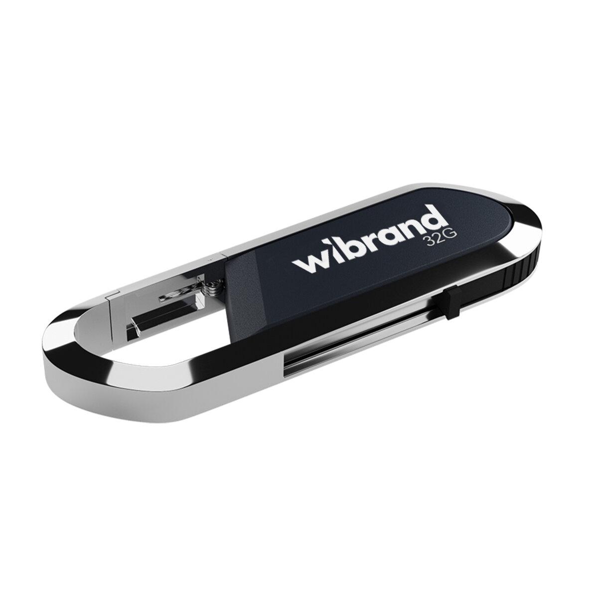 Флеш-память USB Wibrand Aligator WI2.0/AL32U7G 32 Гб Grey