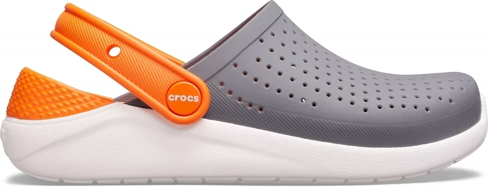 Сабо Crocs Kids LiteRide Clog J1 р. 31-32 Сірий - фото 2