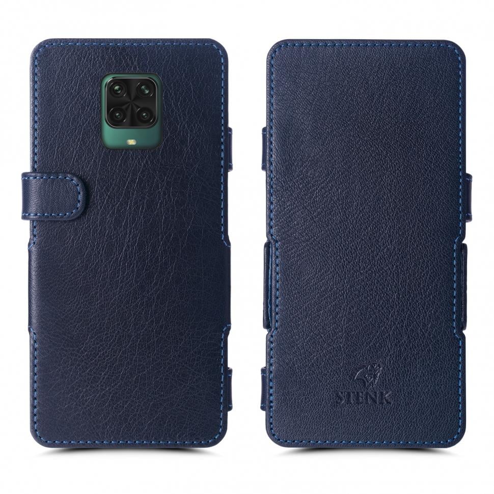 Чехол книжка Stenk Prime для Xiaomi Redmi Note 9 Pro Синий (65333)