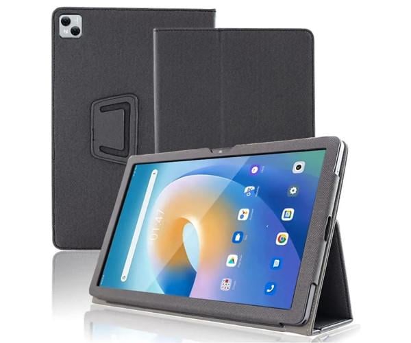 Чехол-книжка Textile Leather Case with Stand для Blackview Oscal Pad 13 Black
