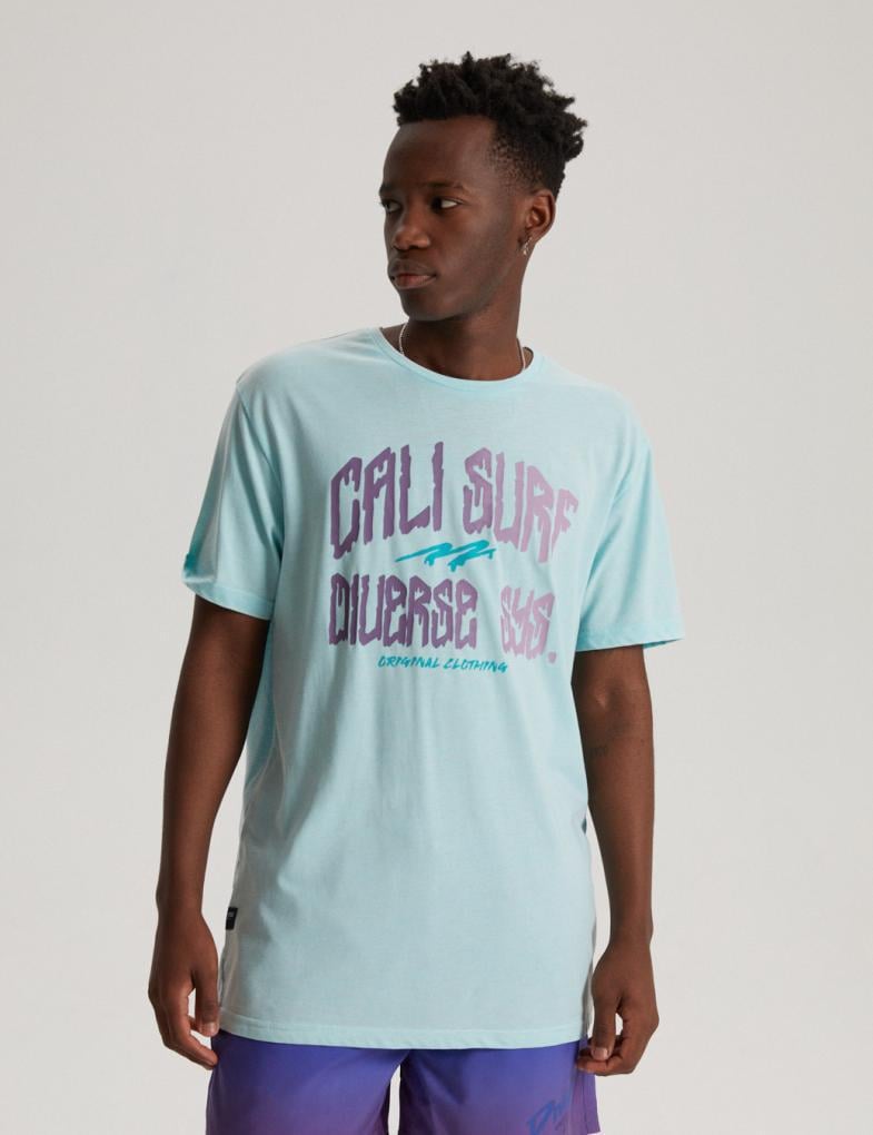 Футболка мужская Diverse BURNS LA S Бирюзовый (5902598855862)