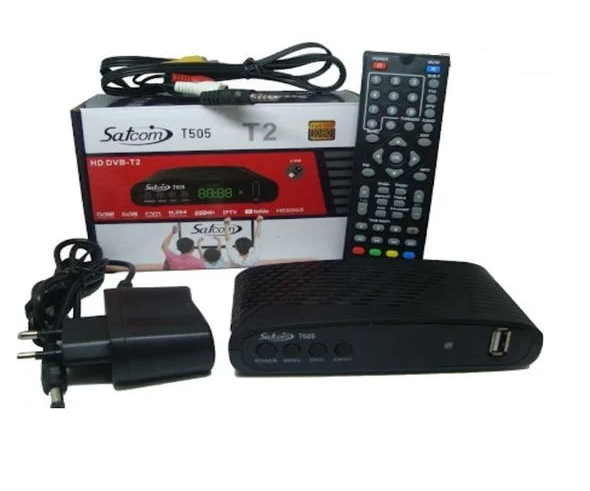 Тюнер SatCom T505 Internet с фунциями медиаплеера и IPTV/WebTV+ WiFi-адаптер на чипе 7601