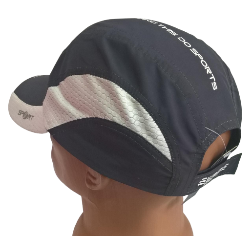 Бейсболка мужская ELLIPSE 622/2BW из плащевой ткани 56 см Темно-серый/Белый - фото 2 Бейсболка мужская ELLIPSE 622/2BW из плащевой ткани 56 см Темно-серый/Белый - фото 2