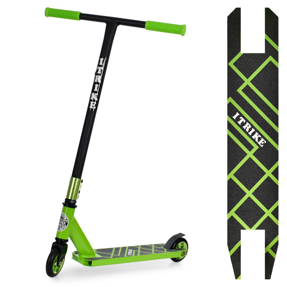 Самокат iTrike SR 2-067-5-GR Черный/Зеленый - фото 2 Самокат iTrike SR 2-067-5-GR Черный/Зеленый - фото 2