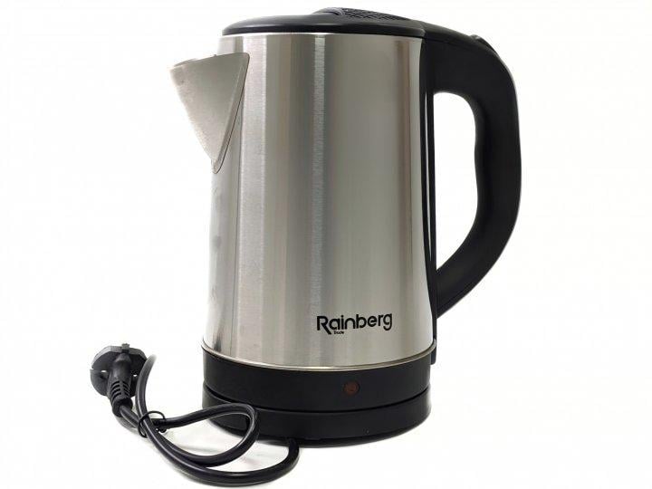 Електричний чайник Rainberg RB-807 з нержавіючої сталі 2 л 2200W