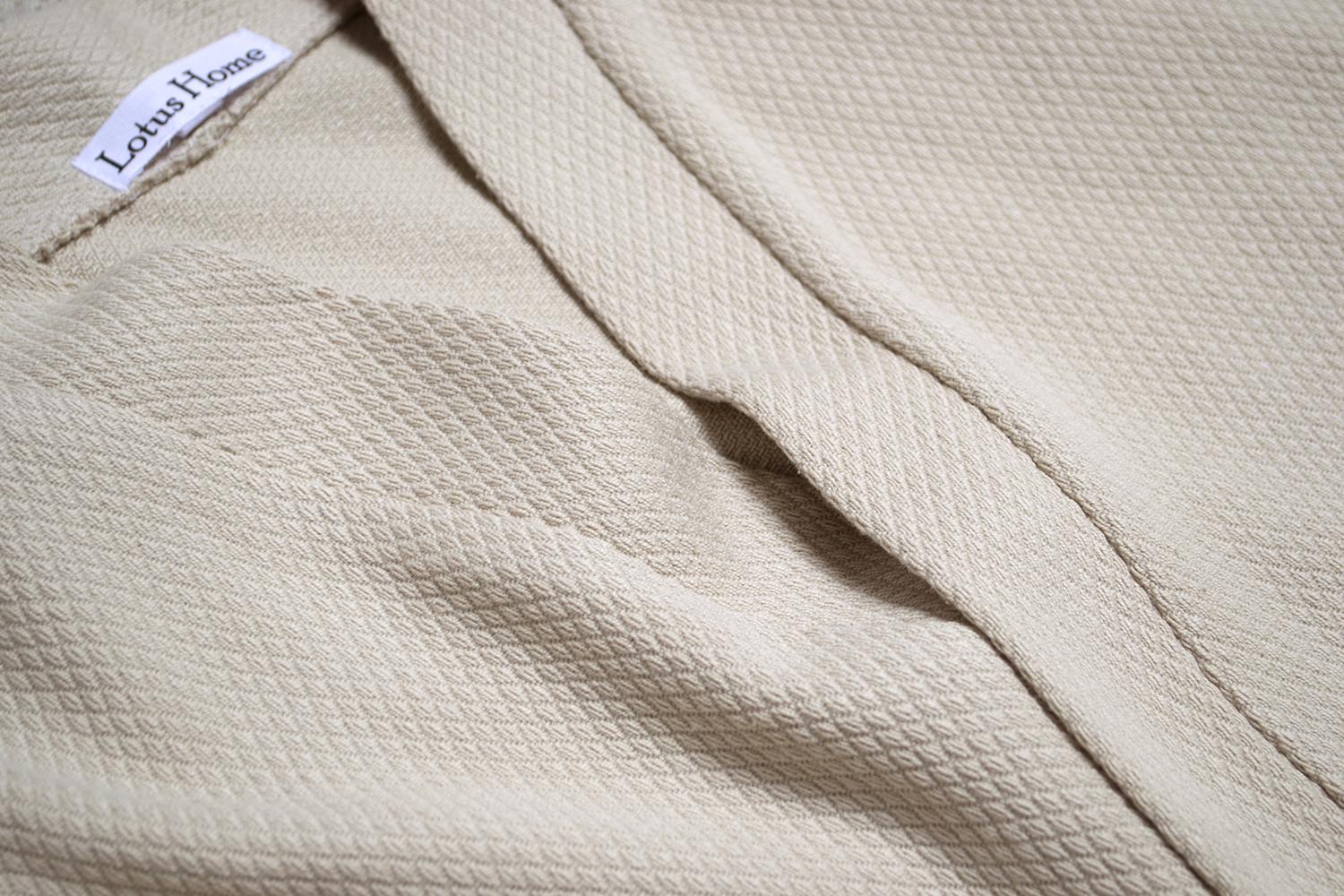 Халат-кимоно Lotus Home Samma L/XL Бежевый (26029349) - фото 6