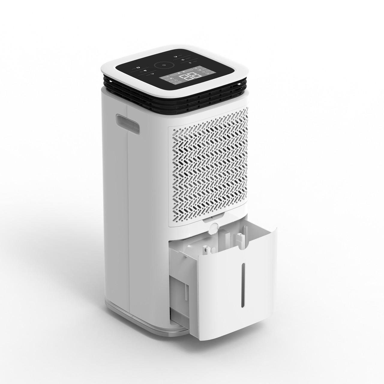 Осушувач повітря Evoair FlexyDry 22 Smart/датчик вологості 22 л/24 год функція іонізації/сушіння білизни/резервуар 4,5 л (2671962483) - фото 7