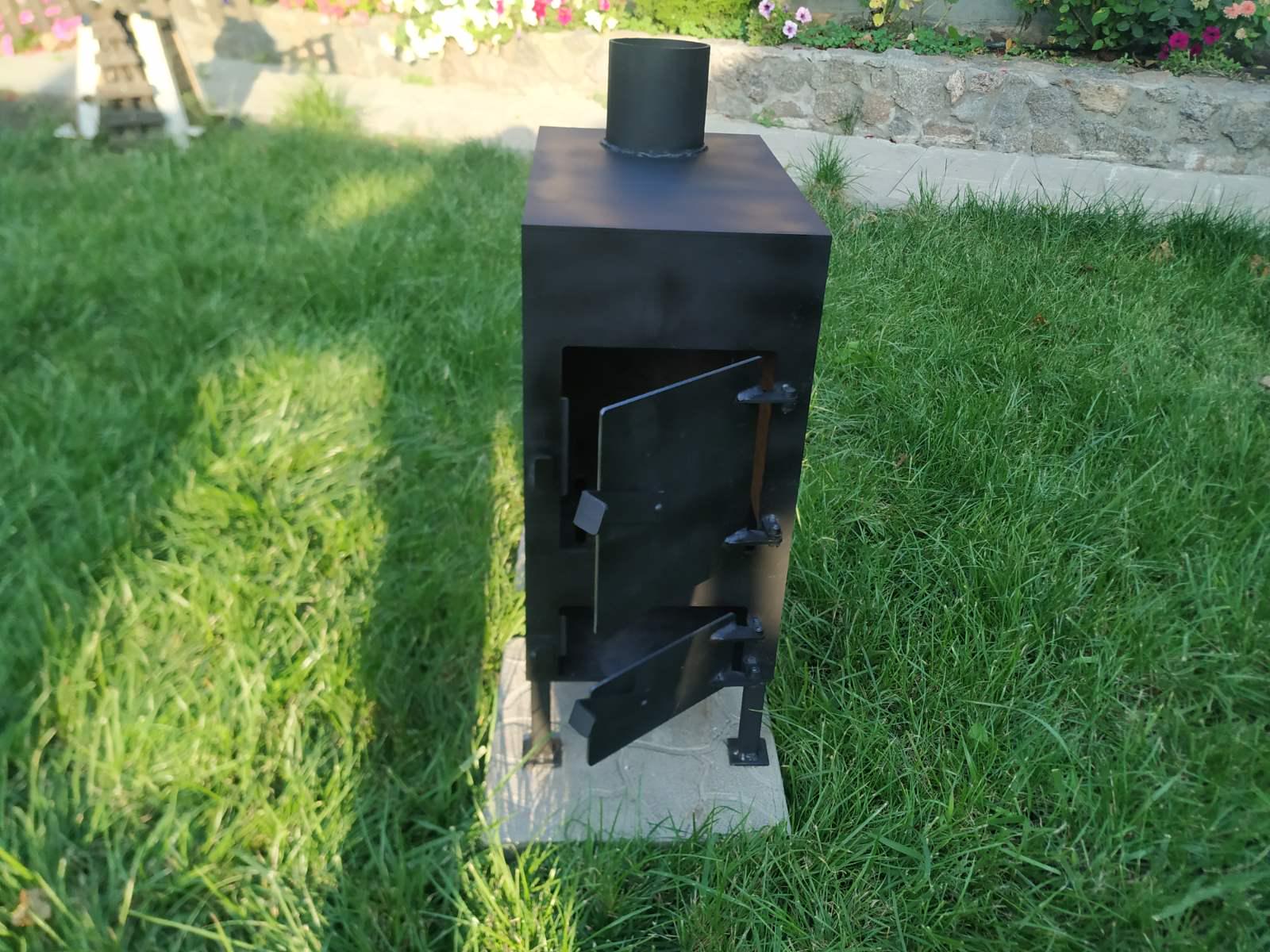 Піч буржуйка АЛВАНІ 30 кг 4 мм 24,5х39х45 см (270633) - фото 5