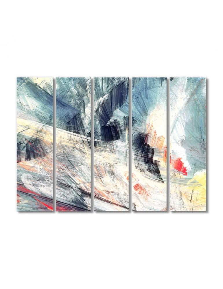 Картина модульная Смятенье чувств 5 модулей 120x180 см