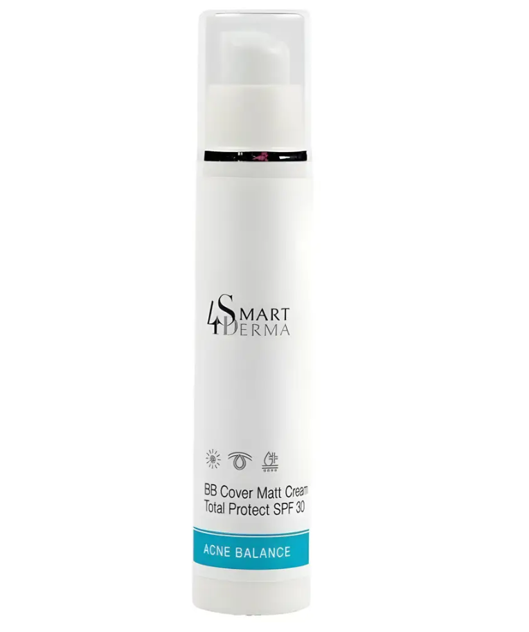 Крем ВВ матовый Smart4Derma SPF 30 50 мл (310) Крем ВВ матовый Smart4Derma SPF 30 50 мл (310)