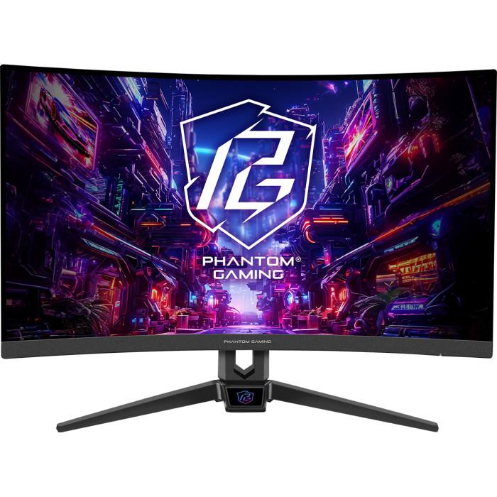 Монитор игровой изогнутый ASRock Phantom Gaming PG27FRS1A Black (35386453)
