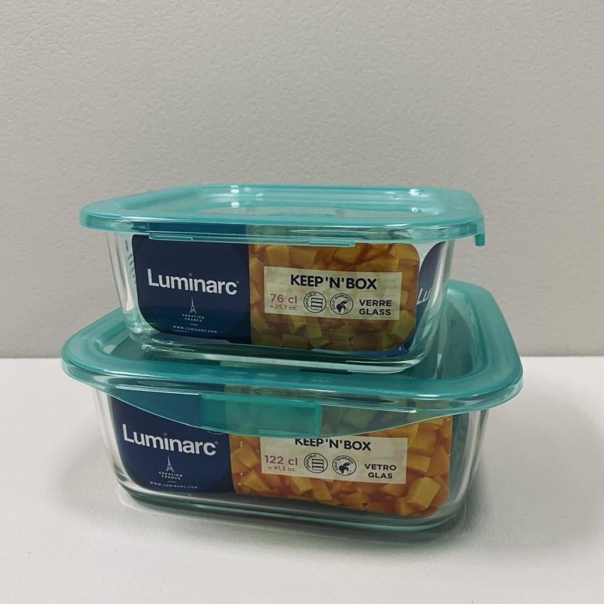 Набір контейнерів Luminarc Keep'n Box квадратних 760/1220 мл (2282476484) - фото 3 Набір контейнерів Luminarc Keep'n Box квадратних 760/1220 мл (2282476484) - фото 3