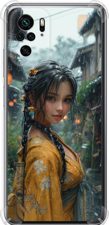 Чехол на Xiaomi Redmi Note 10 Anime-girl (6133sp-2277-42517)