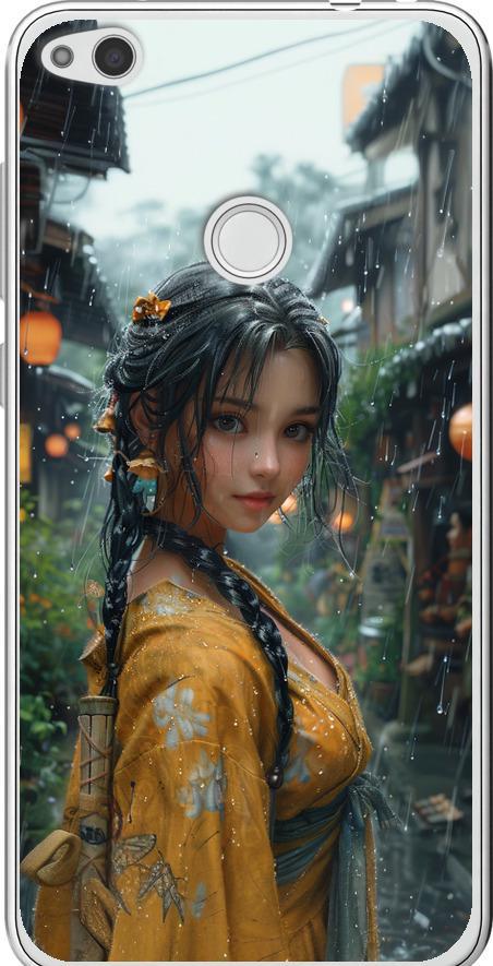 Чехол на Huawei P8 Lite (2017) Anime-girl (6133t-777-42517)