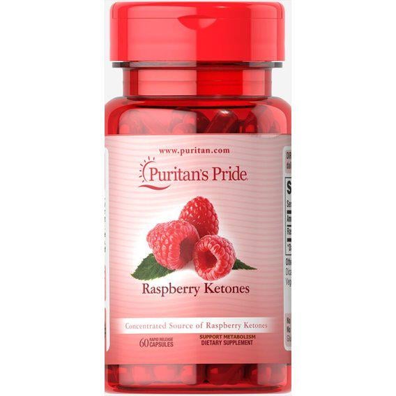 Экстракт для похудения Puritan's Pride Raspberry Ketones 100 мг 60 Caps
