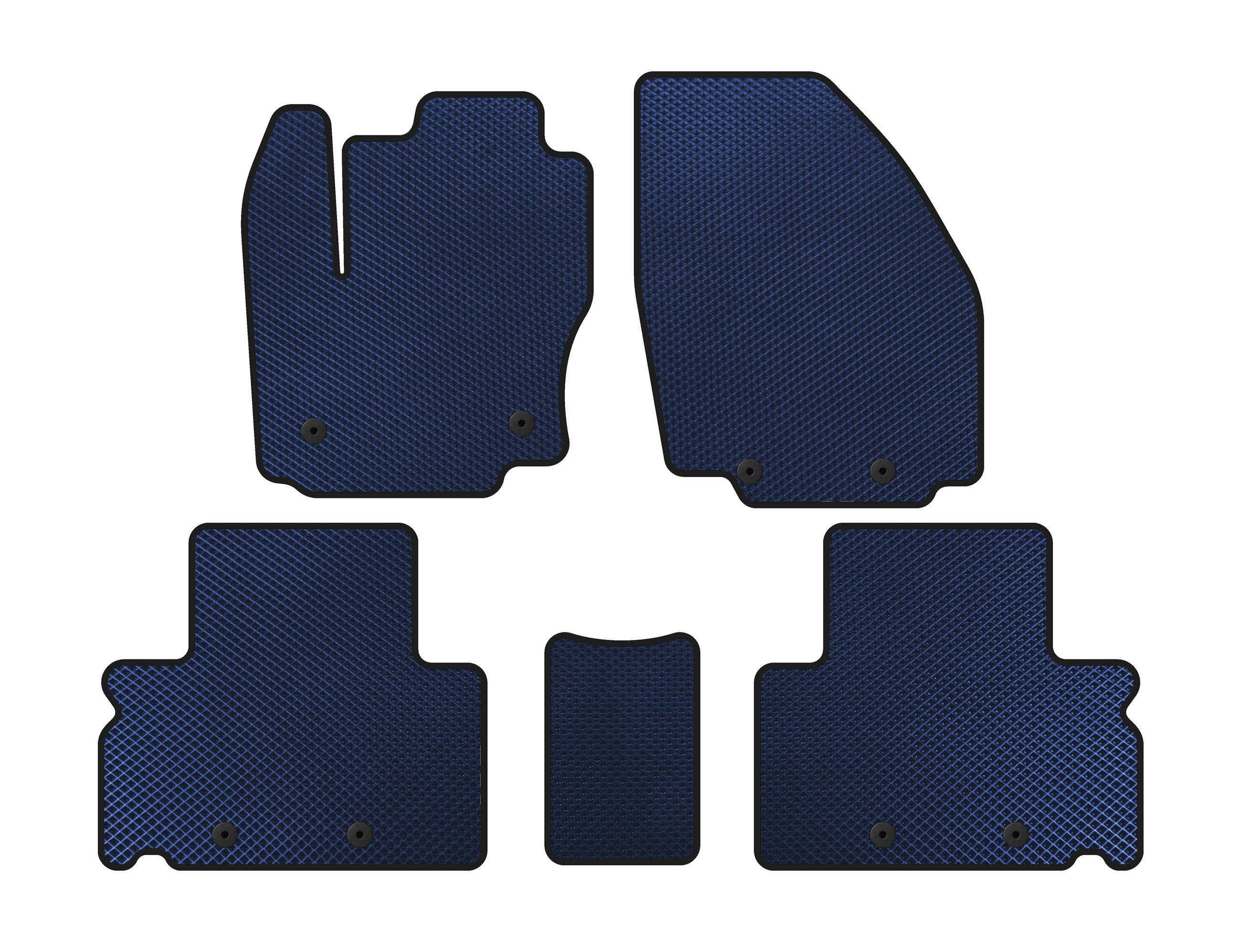 Коврики Digital Designs EVA для Ford S-Max 2007-2014 гг. этилвинилацетат Синий (140108)