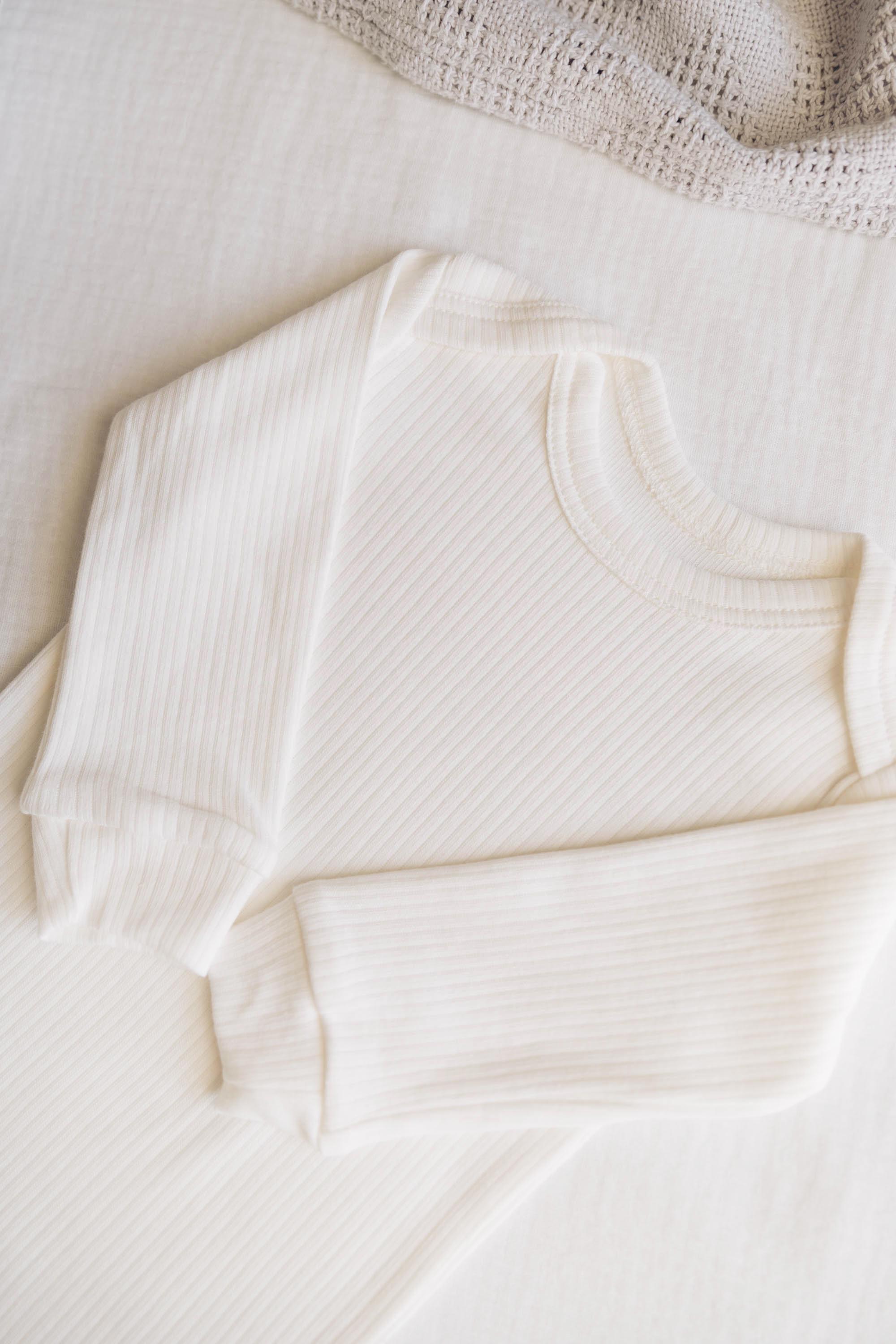 Боди детское интерлок рубчик с длинным рукавом 74 см Молочный (2685952089) - фото 2 Боди детское интерлок рубчик с длинным рукавом 74 см Молочный (2685952089) - фото 2