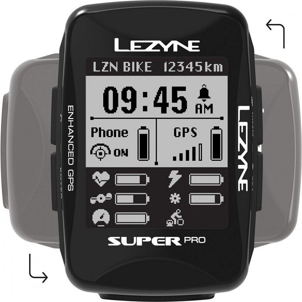 Велосипедный компьютер Lezyne Super Pro GPS Y13 Черный (78741) - фото 3