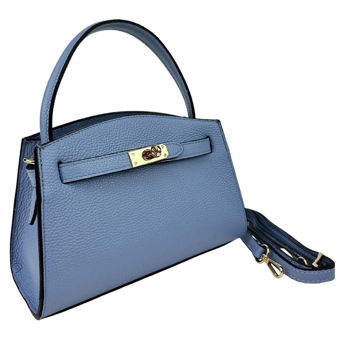 Женская сумка через плечо Royal Bag F-IT-98111LB Голубой (7875)