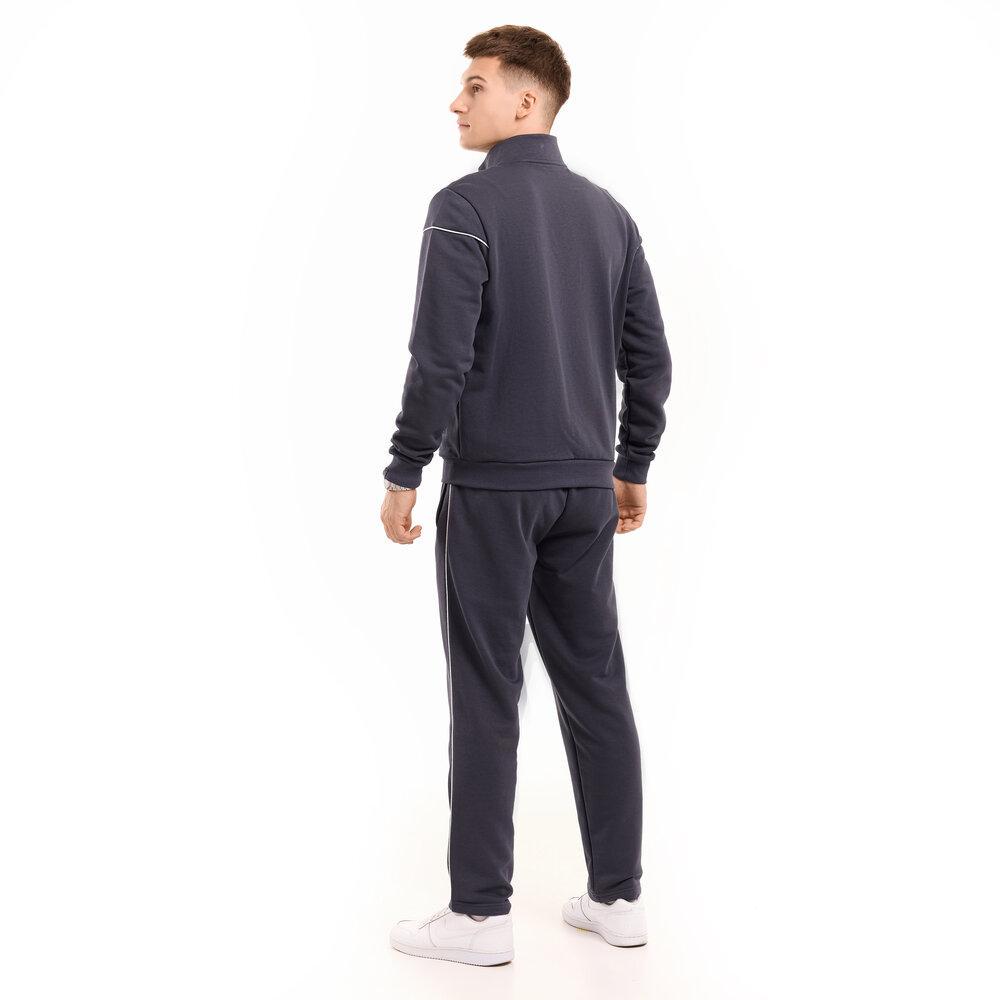 Спортивний костюм чоловічий Brume щільний на блискавці 3XL Темно-сірий (26486/1/6) - фото 3 Спортивний костюм чоловічий Brume щільний на блискавці 3XL Темно-сірий (26486/1/6) - фото 3