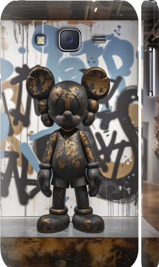 Чехол на Samsung Galaxy J5 (2015) J500H Bronze kaws v2 (6098m-100-42517)
