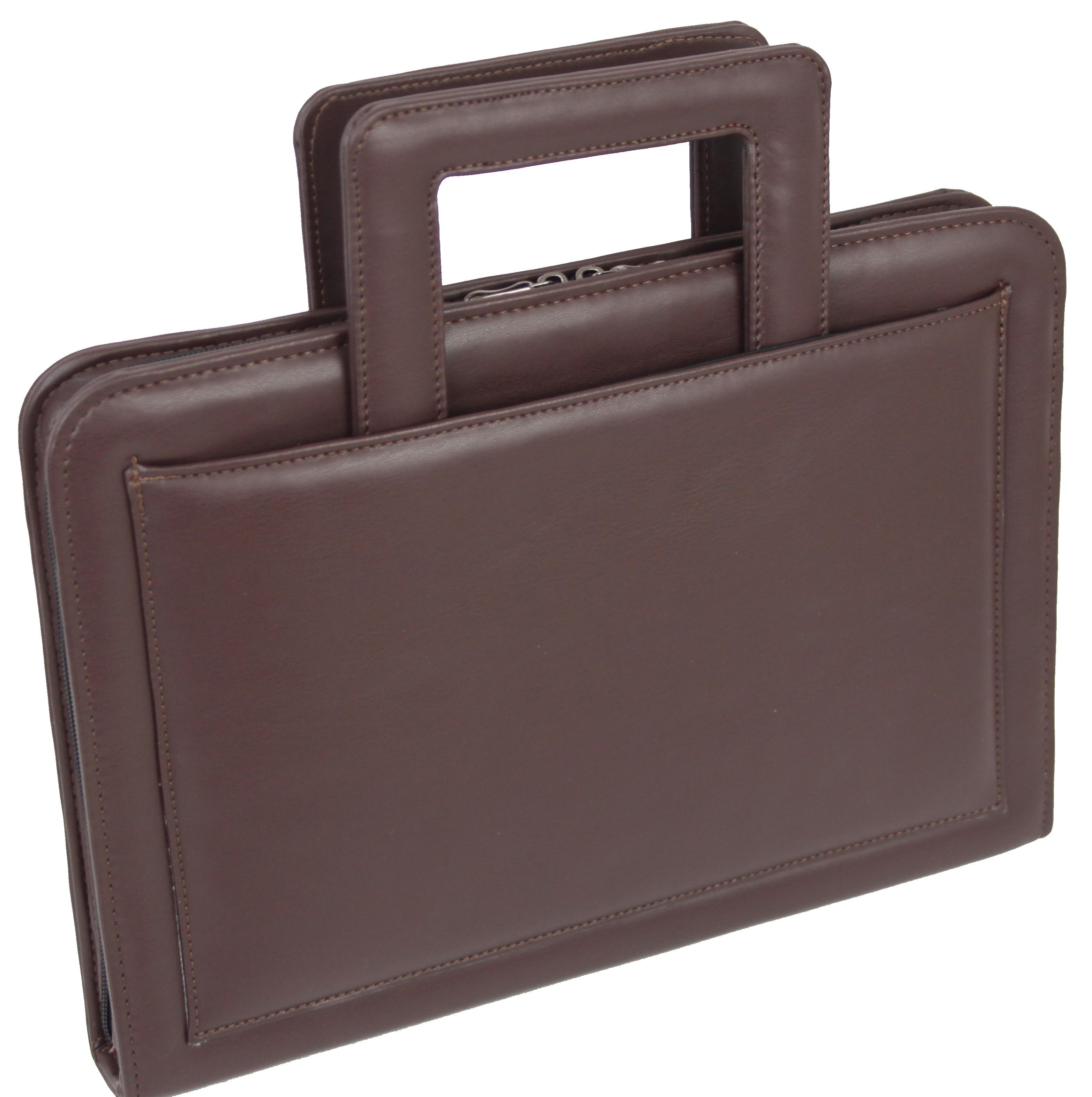 Папка-портфель Portfolio из экокожи Коричневый (Portak13 brown)