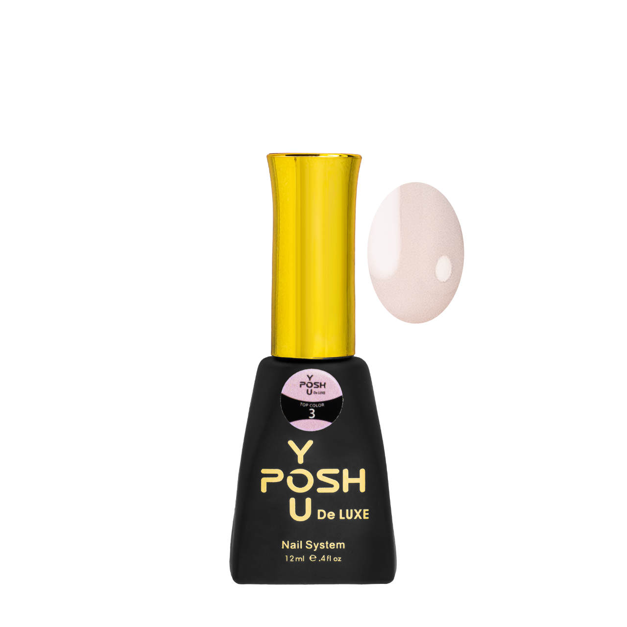 Топ для гель-лаку без липкого шару YouPOSH Top Color 12 мл 3 Пудровий (23940127)
