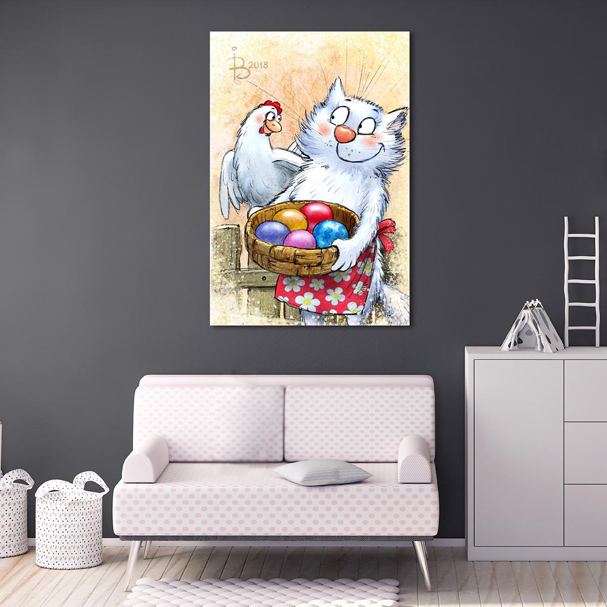 Модульная картина Скоро Пасха. 1 модуль 30х45 см