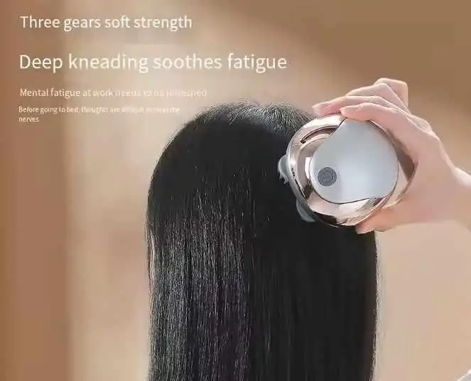 Массажер для головы и всего тела Smart Scalp Massager GX-608 с 4 головками (26404839) - фото 5 Массажер для головы и всего тела Smart Scalp Massager GX-608 с 4 головками (26404839) - фото 5