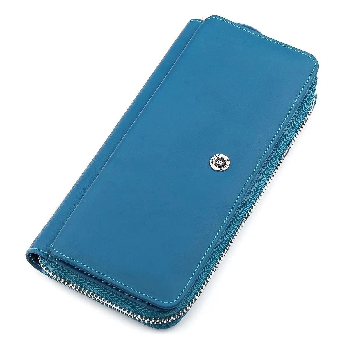 Кошелек женский Boston 18479 Голубой (B202)