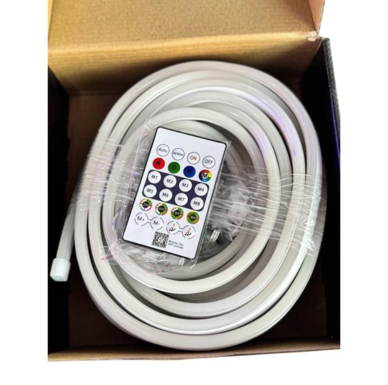 Светодиодная лента неоновая Bluetooth управления с пульта и телефона USB RGB 5681 10 м (36700809)