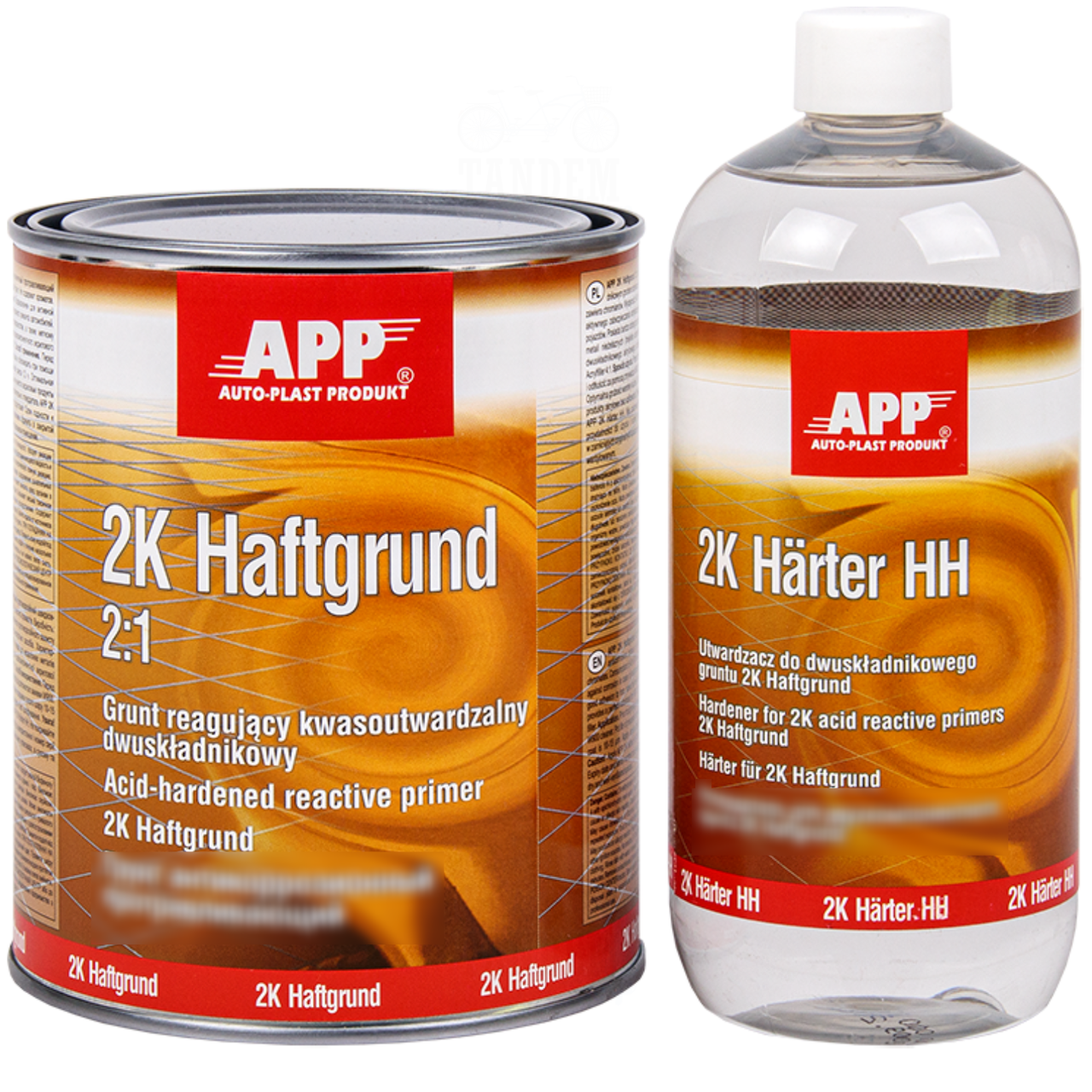 Грунт антикорозійний що протруює APP 2K Haftgrund 2:1 1 л/500 мл Грунт антикорозійний що протруює APP 2K Haftgrund 2:1 1 л/500 мл