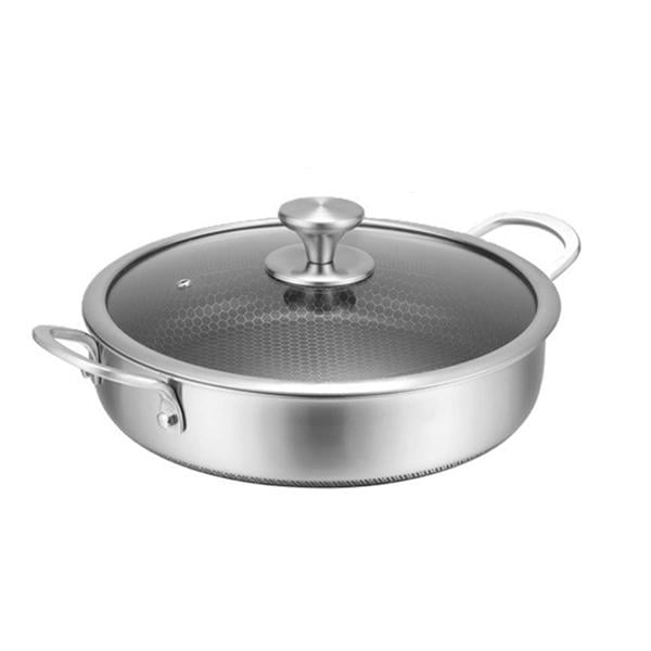 Сковорода-cотейник Edenberg с крышкой 24 см (ЦБ-00036115)