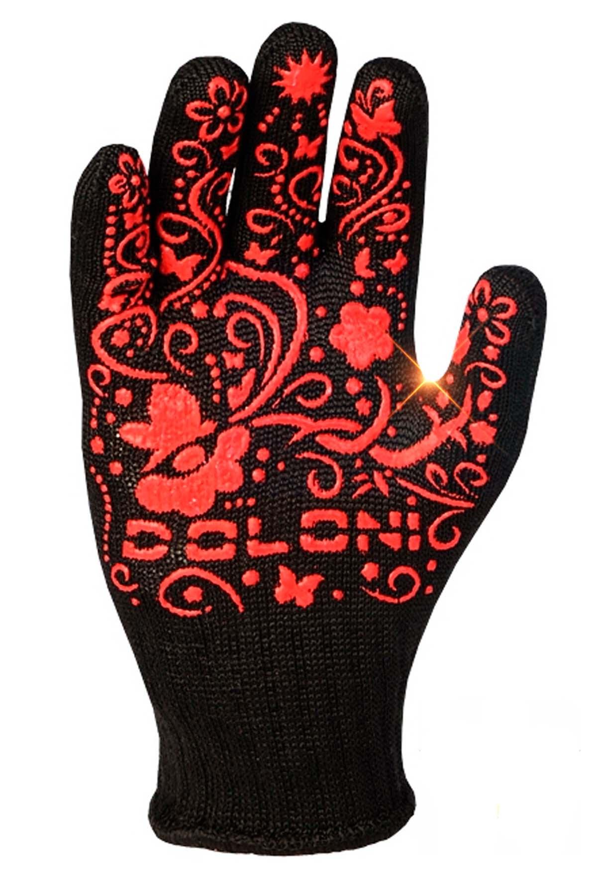 Перчатки рабочие BRS трикотажные хозяйственные из ПВХ садовые 10 шт. Black Перчатки рабочие BRS трикотажные хозяйственные из ПВХ садовые 10 шт. Black