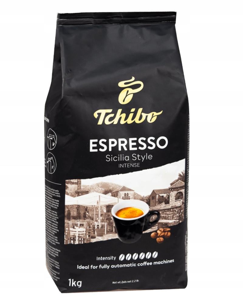 Кава в зернах Tchibo Espresso Sicilia Style Intense 1 кг (13311108)