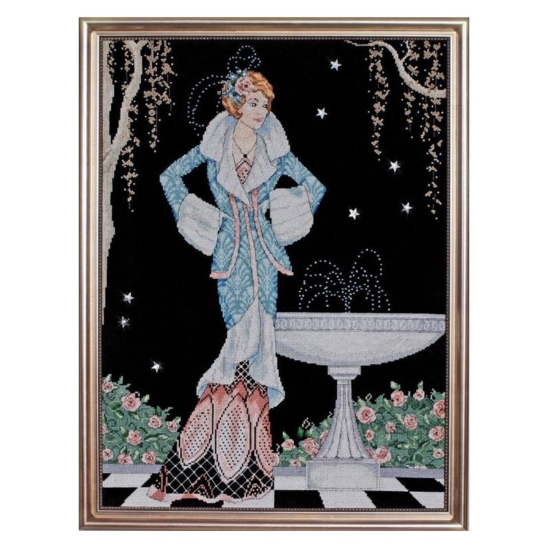 Набор для вышивания крестиком Design Works 2797 Midnight Fountain (22932) Набор для вышивания крестиком Design Works 2797 Midnight Fountain (22932)