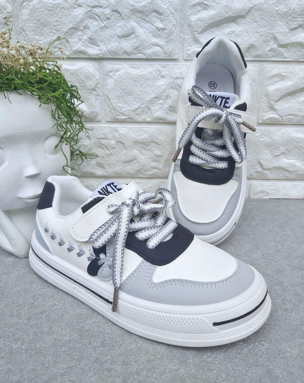 Кроссовки для девочки 1254 р. 33 20,5 см Белый (1254)