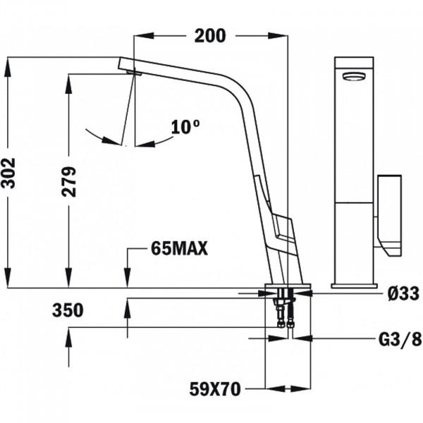 Змішувач для мийки Teka Icon H IC 915 Білий (33915020W) - фото 2