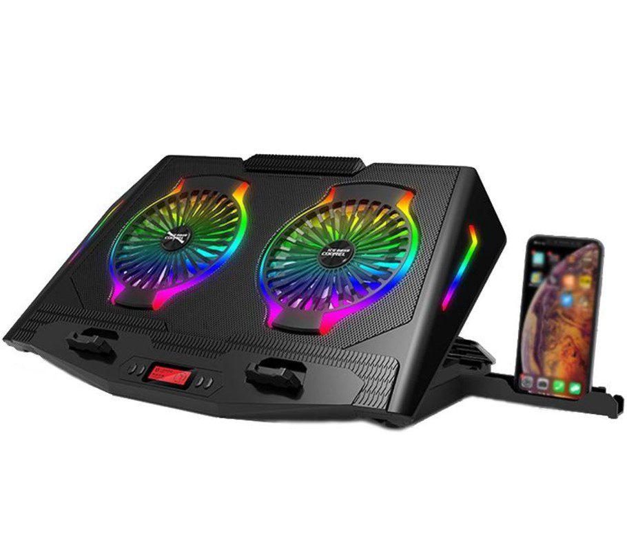 Підставка для ноутбука охолоджувальна Ice Coorel N10 RGB 15-21'' (58548)