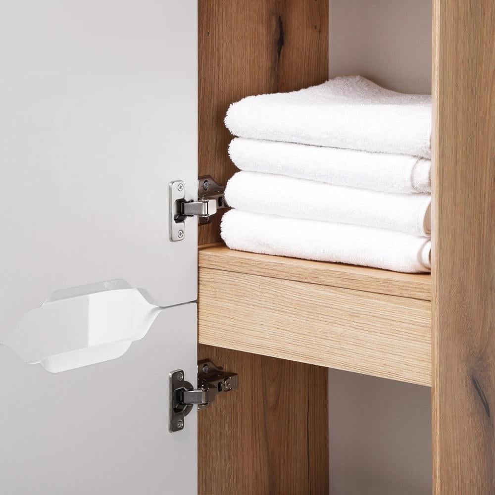 Пенал подвесной MVK Vostok Mirri 30 эмаль левый 300х300х1700 мм Белый матовый (mrp130wh-1) - фото 8 Пенал подвесной MVK Vostok Mirri 30 эмаль левый 300х300х1700 мм Белый матовый (mrp130wh-1) - фото 8