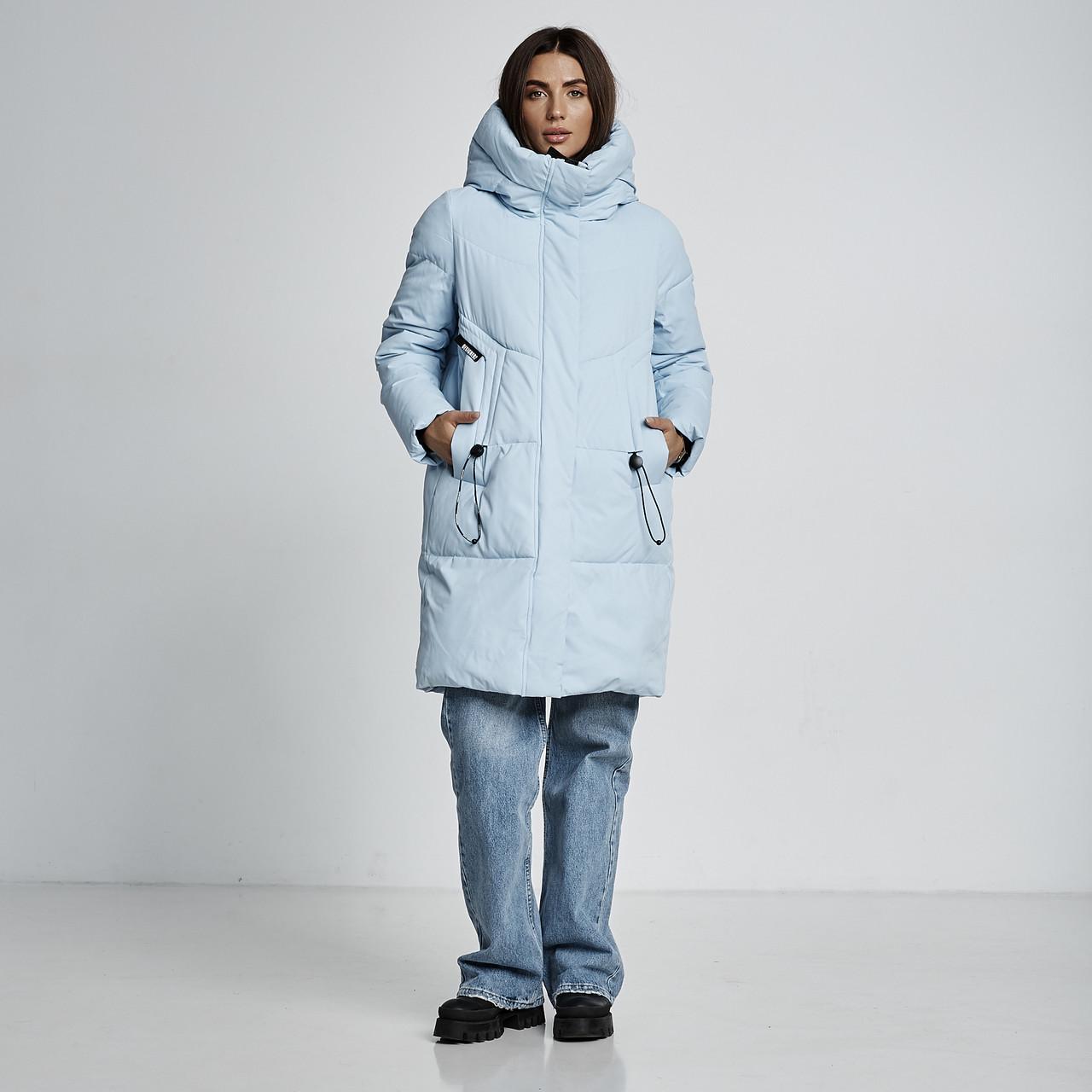 Пуховик зимний Oversize 90 см Fodarlloy M Голубой - фото 6 Пуховик зимний Oversize 90 см Fodarlloy M Голубой - фото 6