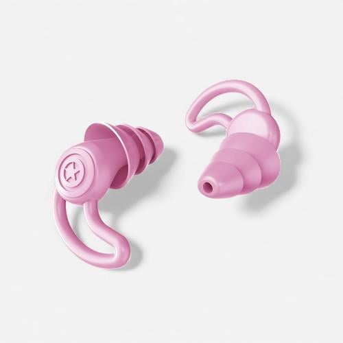 Беруші для сну Univerza Акула силіконові шумозаглушувальні анатомічні у футлярі Рожевий - фото 1